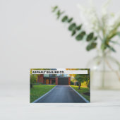 Asphalt Driveway Sealing Company Visitekaartje (Staand voorkant)