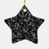 Asphalt Gravel Keramisch Ornament (Achterkant)