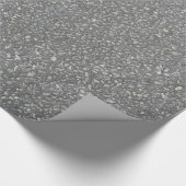 Asphalt Pavement Blacktop Texture Cadeaupapier (Hoek)