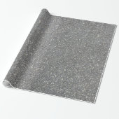 Asphalt Pavement Blacktop Texture Cadeaupapier (Uitgerold)