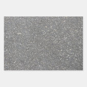 Asphalt Pavement Blacktop Texture Inpakpapier Vel (Voorkant 2)