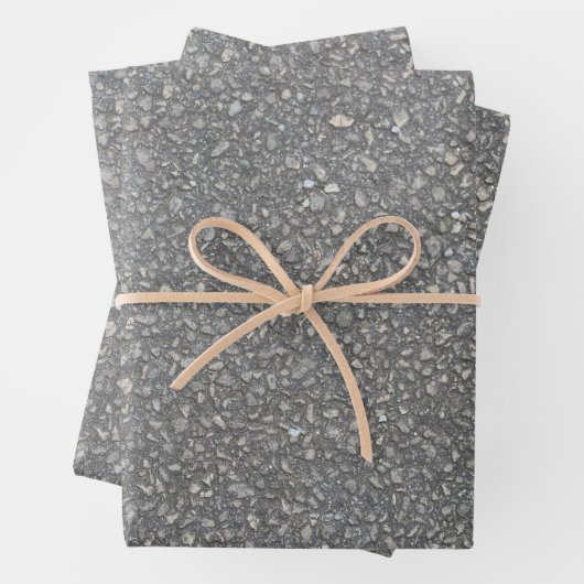 Asphalt Pavement Blacktop Texture Inpakpapier Vel (In situ)