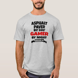 Asphalt Paver beroemd gemaakt door Day Gamer By Ni T-shirt