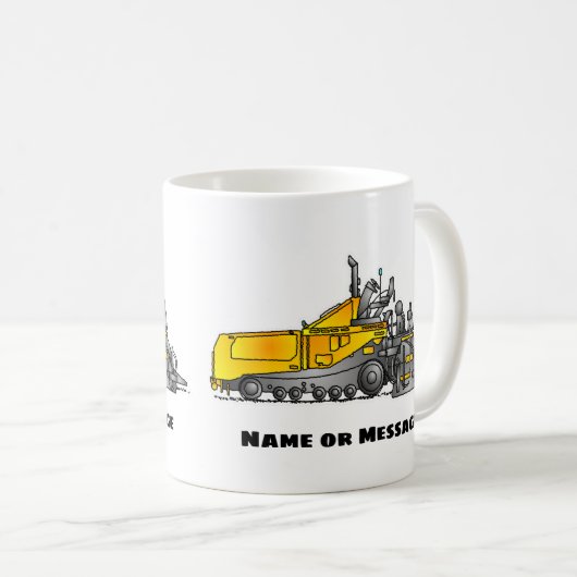 Asphalt Paver Mok, bouw Mok, Mok vrachtwagen (Voorkant rechts)