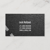 Asphalt, Paving, Constructie, Wegwerkzaamheden Visitekaartje (Achterkant)