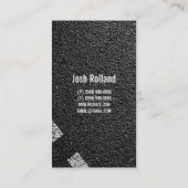 Asphalt, Paving, Constructie, Wegwerkzaamheden Visitekaartje (Achterkant)