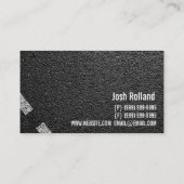 Asphalt, Paving, Constructie, Wegwerkzaamheden Visitekaartje (Achterkant)