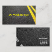 Asphalt, Paving, Constructie, Wegwerkzaamheden Visitekaartje (Voorkant / Achterkant)