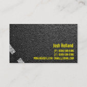 Asphalt, Paving, Constructie, Wegwerkzaamheden Visitekaartje (Achterkant)