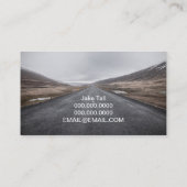 Asphalt, Paving, Construction, Roadwork Business Visitekaartje (Achterkant)