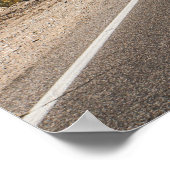 Asphalt Road in Death Valley National Park Poster (Hoek)