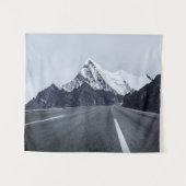 Asphalt Road voor Snow Mountain Wandkleed (Voorkant (horizontaal))