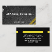 Asphalt Visitekaartje (Voorkant / Achterkant)