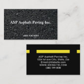 Asphalt Visitekaartje (Voorkant / Achterkant)