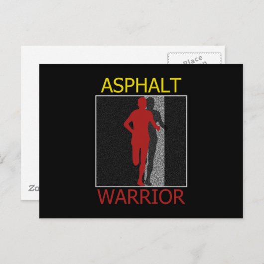 Asphalt Warrior Briefkaart (Voorkant / Achterkant)