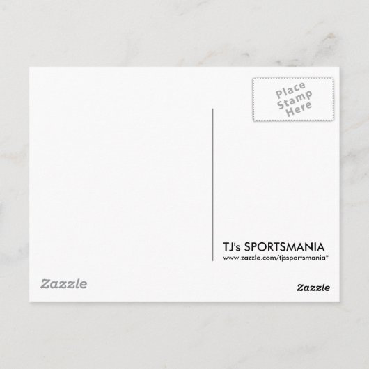 Asphalt Warrior Briefkaart (Achterkant)