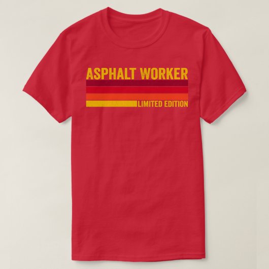 Asphalt Worker T-shirt (Design voorkant)