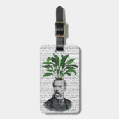 Aspidistra Head Plant Head Bagagelabel (Voorkant verticaal)