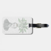 Aspidistra Head Plant Head Bagagelabel (Achterkant horizontaal)