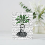 Aspidistra Head Plant Head Briefkaart (Staand voorkant)