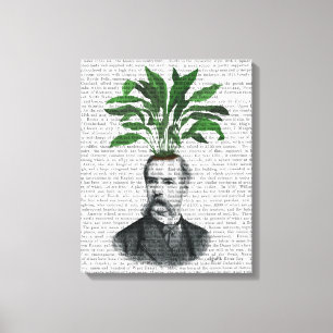 Aspidistra Head Plant Head Canvas Afdruk