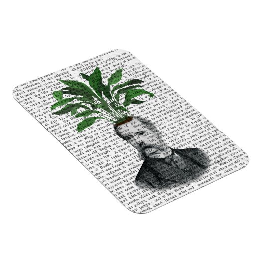 Aspidistra Head Plant Head Magneet (Rechterzijde)