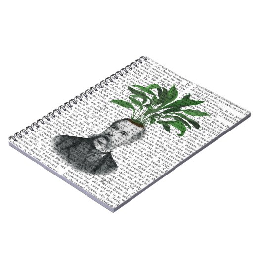 Aspidistra Head Plant Head Notitieboek (Linkerzijde)