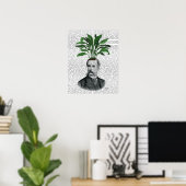 Aspidistra Head Plant Head Poster (Thuiskantoor)