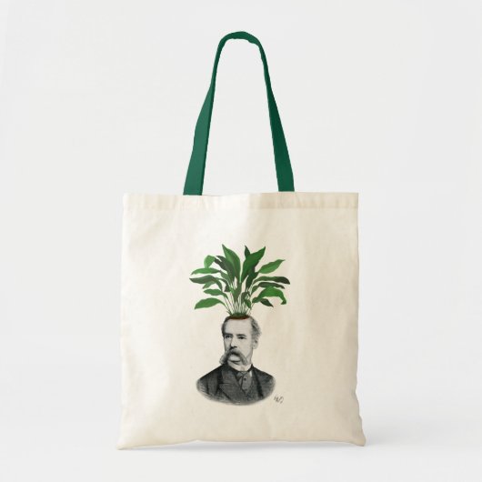 Aspidistra Head Plant Head Tote Bag (Voorkant)