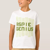 Aspie Genius - Computers T-shirt (Voorkant)
