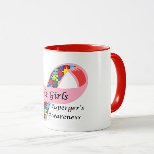 Aspie Girls Mok (Voorkant rechts)