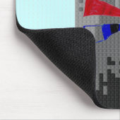 Aspie om de dag te redden.... "Autisme Awareness" Muismat (Hoek)