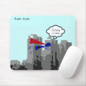 Aspie om de dag te redden.... "Autisme Awareness" Muismat (Met muis)