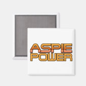Aspie Power Magnet (Voorkant / Achterkant)