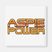 Aspie Power Magnet (Voorkant)