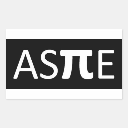 Aspie Rechthoekige Sticker (Voorkant)