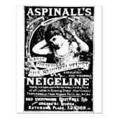 Aspinall's Lotion Vintage en Rubber Art Stamp Rubberstempel (Afrduk)