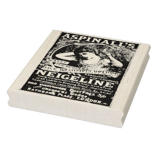 Aspinall's Lotion Vintage en Rubber Art Stamp Rubberstempel