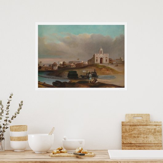 Aspinwall California Railway (1160) Poster (Keuken)