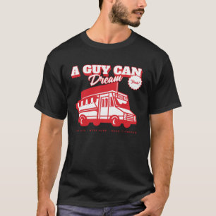Aspirant Voedselwagen Chef Catering Een Man Kan D T-shirt