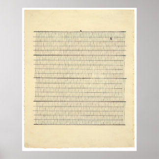aspiratie 1960 - Agnes Martin Poster