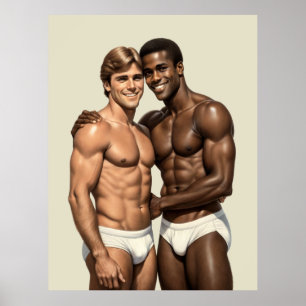 Aspiratieve Eenheid: Dubbelportret van Vreugde Poster