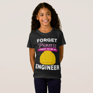 Aspirationele meisjes vergeten prinses dat ik een t-shirt