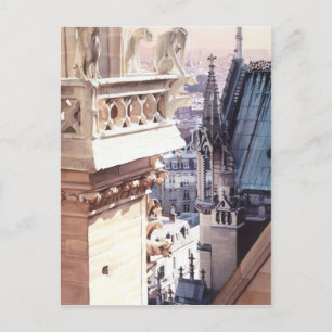 "Aspire" Architecture Church Waterverf Briefkaart