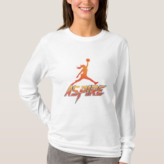 Aspire Basketball Logo Design | INSPIREREND FEMA T-shirt (Voorkant)