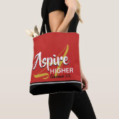 ASPIRE HOGER Inspirerend Christelijke Manuscript Tote Bag (Dichtbij)