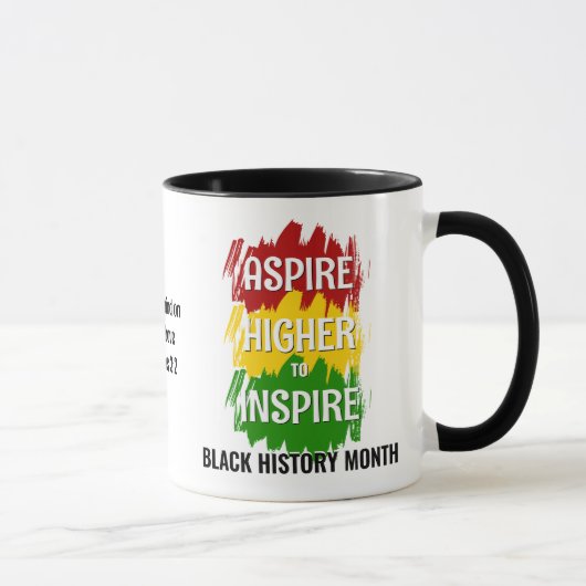 ASPIRE HOGER NAAR INSPIRE Black History Maand Mok (Rechts)