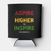 ASPIRE HOGER OM BHM Motivatie TE INSPIRE Blikjeskoeler (Voorkant)
