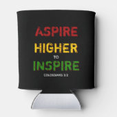 ASPIRE HOGER OM BHM Motivatie TE INSPIRE Blikjeskoeler (Achterkant)