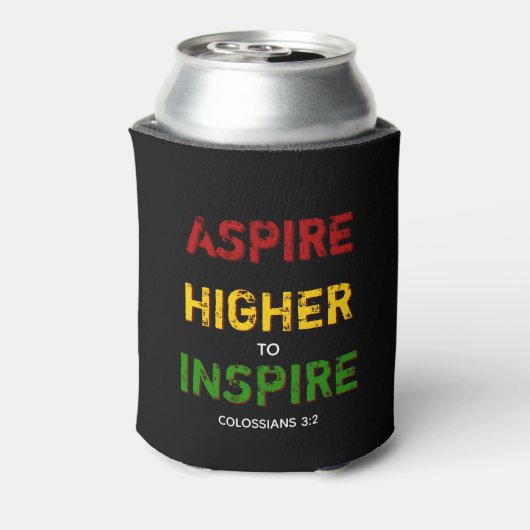 ASPIRE HOGER OM BHM Motivatie TE INSPIRE Blikjeskoeler (Blikje Achterkant)